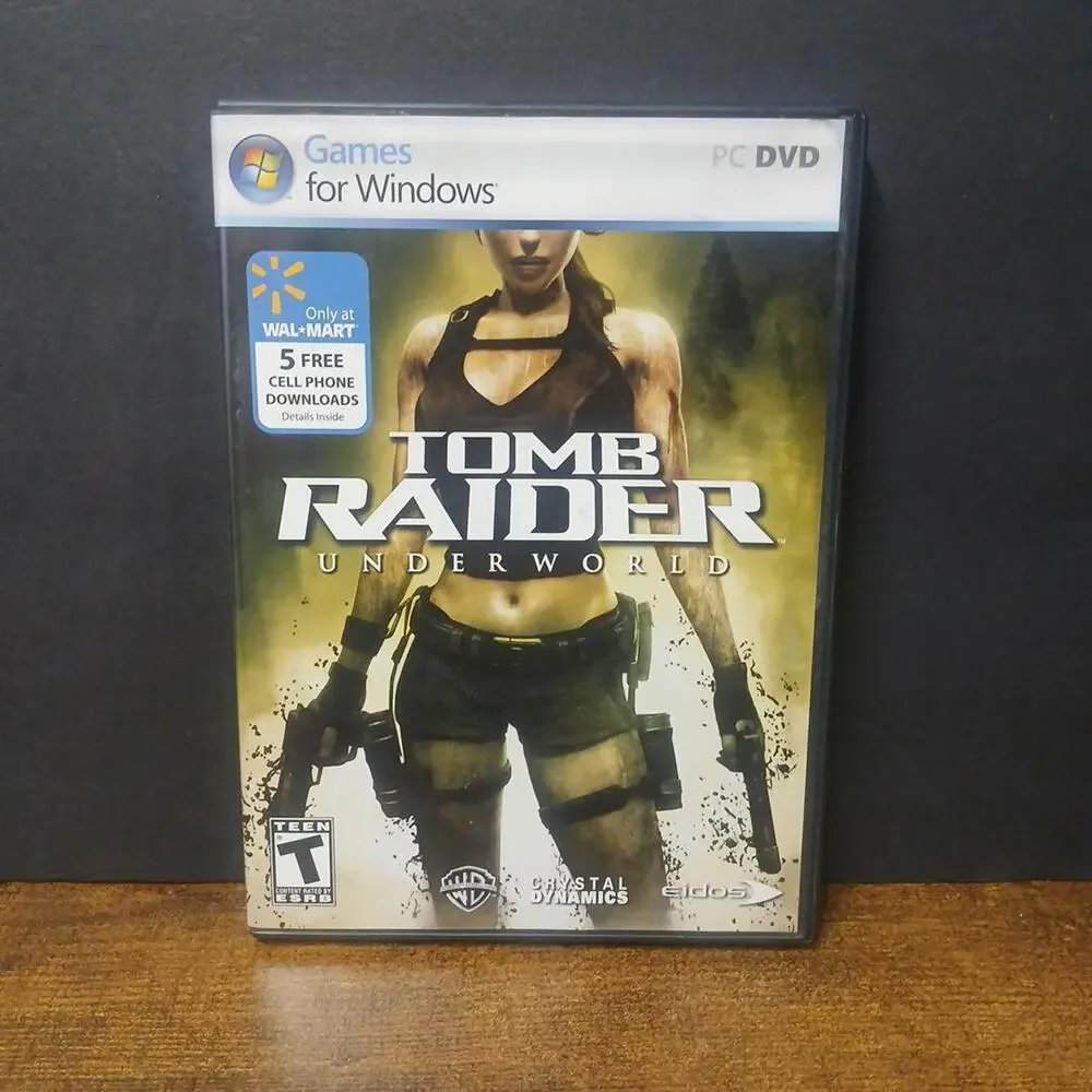 Tomb Raider Underworld Video Game for Windows PC, 2008, DVD-ROM, TESTED
